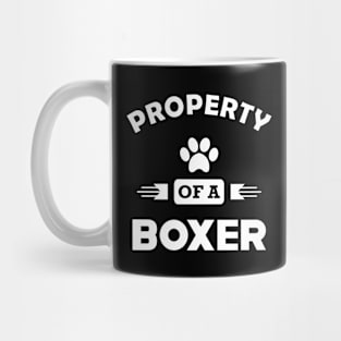 Boxer Dog - Property of a boxer Mug